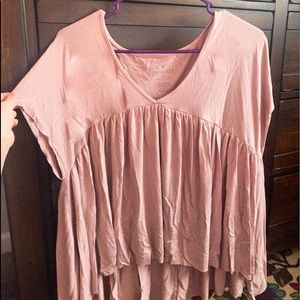 American Eagle Pink Flow, soft and sexy shirt!